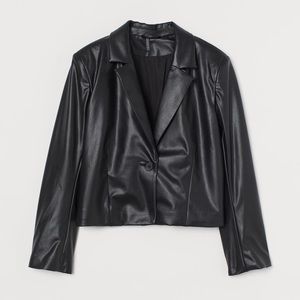 H&M (Divided) Faux Lather Jacket